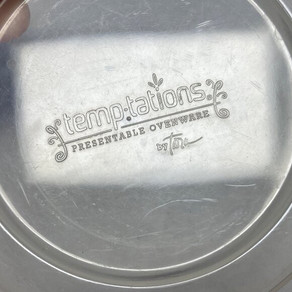 Temp-Tations Old World Blue 6oz Ramekins Ovenware Bakeware Round Bowls W/ Lids - Picture 7 of 9